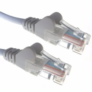 Zexum Grey RJ45 Cat5e High Quality 24AWG Stranded Snagless UTP Ethernet Network LAN Patch Cable - 1.5 Meter