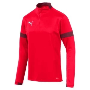 Puma ftblPLAY 1/4 Zip Top Red/Burgundy - Medium