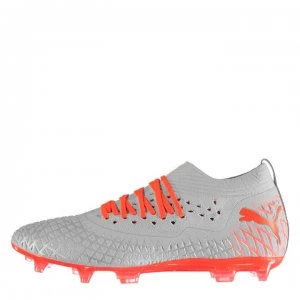 Puma Future 4.2 FG Football Boots - Glacial/NrgyRed