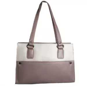 Eastern Counties Leather Womens/Ladies Joy Double Strap Handbag (One size) (Taupe/Stone)