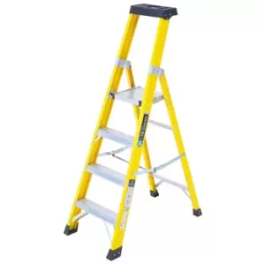 Tb Davies 4 Tread Heavy-duty Fibreglass Platform Step Ladder