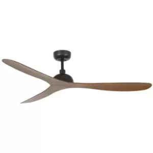 Faro gotland - Black, Wood Ceiling Fan Smart - Remote Included