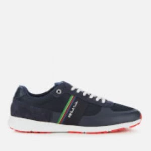 Paul Smith Mens Huey Running Style Trainers - Dark Navy - UK 8