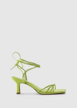 Aeyde Womens Roda Green Heels