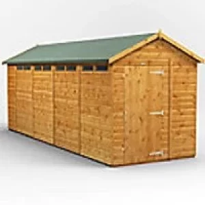 Power Garden Shed 186PASS Golden Brown 18x6