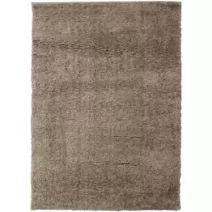 Modern Very Soft Velvet Shaggy Natural Rug Deep Pile Home Carpet in 80x150cm (2'6''x5'0'')