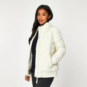 Jack Wills Eco Luna Puffer Jacket - Vintage White