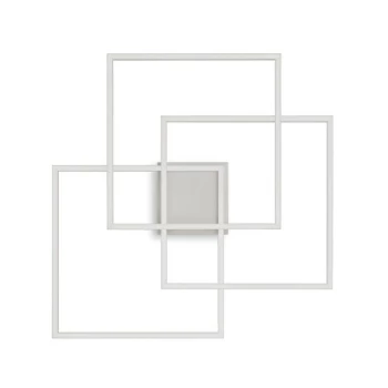 Ideal Lux FRAME-2 - Integrated LED Indoor 3 Lights Ceiling Lamp White 3000K