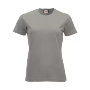 Clique Womens/Ladies New Classic T-Shirt (S) (Silver)