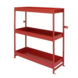 Monster Racking Volcano Van Racking Red - 3 Shelves