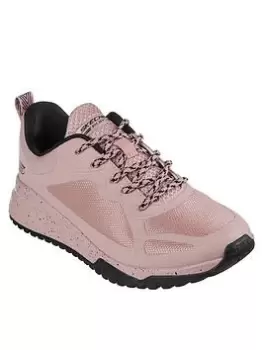 Skechers Bobs Squad 3 Star Flight Trainers, Blush, Size 3, Women