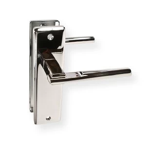 LocksOnline Delta Door Handle Set on Backplate