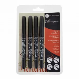 Manuscript Italic Markers Set of 4