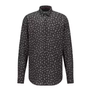 Boss Boss Lukas Floral Shirt Mens - Black