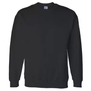 Gildan DryBlend Adult Set-In Crew Neck Sweatshirt (13 Colours) (M) (Black)