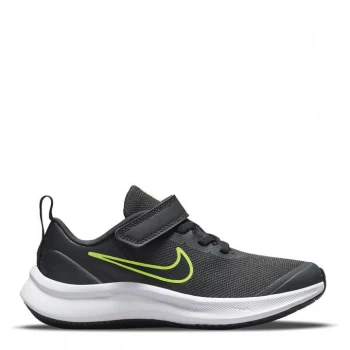 Nike Star Runner 3 Little Kids Trainers - DkGrey/Blk/Volt