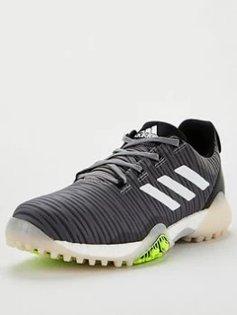 adidas Golf Code Chaos Trainers - Grey/White, Size 7, Men