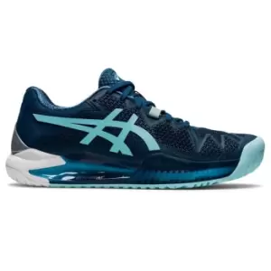 Asics GEL-Resolution 8 Womens Tennis Shoes - Blue