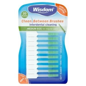 Wisdom Clean Between Medium Interdental Brushes 20Pcs