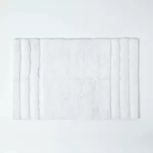 Spa Supreme Luxury White Bath Mat - White - White - White - Homescapes