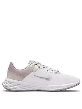 Nike Revolution 6 Premium - White/Pink, Size 3, Women