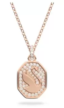 Swarovski 5621106 Signum Swan Rose Gold Tone Necklace Jewellery