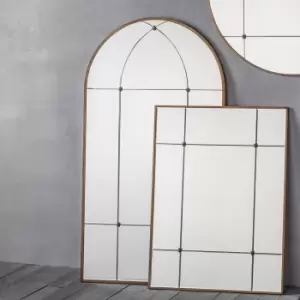 Kyra Arch Mirror 140x76cm Gold Effect