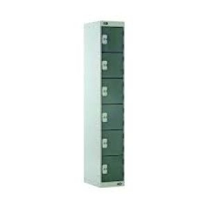 Six Compartment Locker D450mm Dark Grey Door MC00069