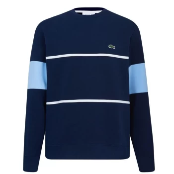 Lacoste Pique Crew Sweater - Navy/Blue 9NX