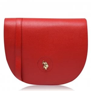 US Polo Assn US Jones Saddle Crossbody Bag - RED 400