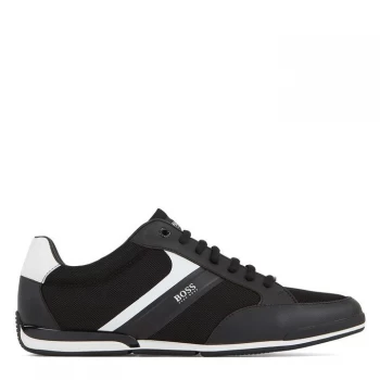 Hugo Boss Saturn Low Top Trainers Black/White 001 Men