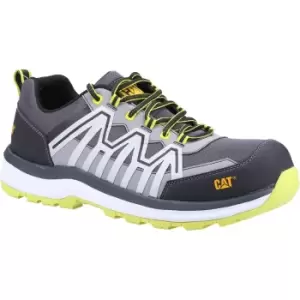 Caterpillar Unisex Adult Charge Leather Safety Trainers (13 UK) (Lime Green/Black/White)