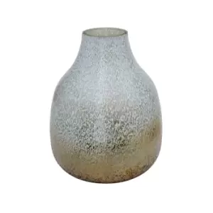 Ivyline Verre Round Gold Frosted Vase H25cm W20.5cm