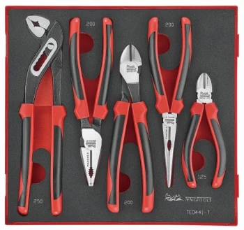 Teng Tools TED441-T 5pc EVA Pliers Set