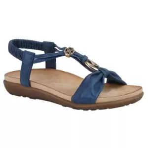 Cipriata Womens/Ladies Zana Sandals (5 UK) (Blue Shimmer)