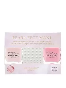 Nails Inc Pearl-Fect Mani Nail Polish Duo