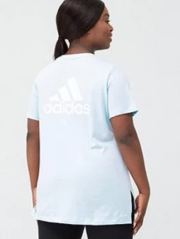 adidas Plus Go To T-Shirt - Blue, Size 2X, Women