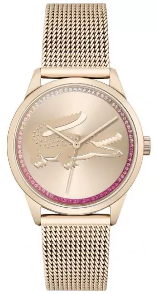 Lacoste 2001261 Womens Ladycroc Crystal Set Rose Gold Watch