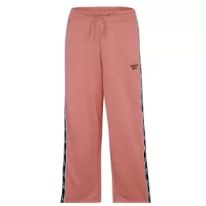 Reebok Poly Widetape Jogging Bottoms Womens - Red