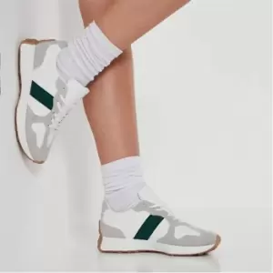 I Saw It First Chunky Sole Colourblock Trainers - Green