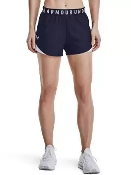 Under Armour Play Up Shorts 3.0, Navy/White, Size S, Women