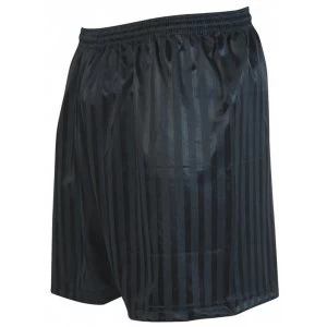 Precision Striped Continental Football Shorts 38-40" Black