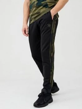 adidas Originals Camo 3 Stripe Track Pant - Black, Size XL, Men