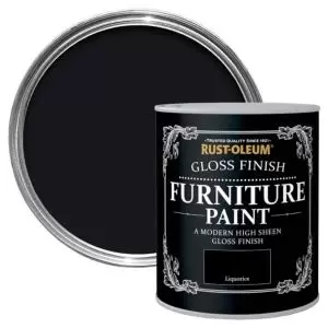 Rust-Oleum Liquorice Gloss Furniture Paint 750 Ml