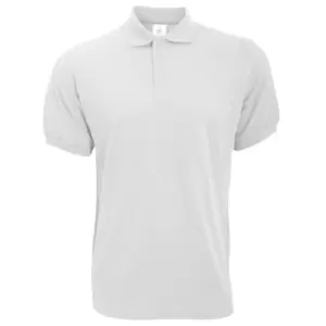 B&C Safran Mens Polo Shirt / Mens Short Sleeve Polo Shirts (2XL) (White)