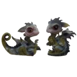 Green Baby Dragon Small Figurine (1 Random Supplied)