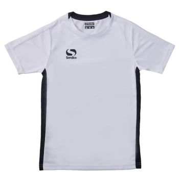 Sondico Fundamental Polo T Shirt Junior Boys - White