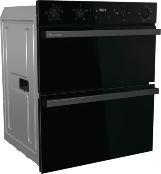 Hisense Hi6 Electric Built Under Double Oven - Black 744499 Black