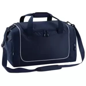 Quadra Teamwear Locker Duffle Bag (30 Litres) (franch Navy/Light Grey)