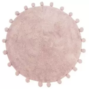 Furn Circle Pom Pom Bath Mat (One Size) (Blush) - Blush